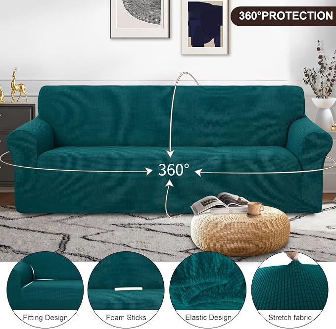 U-NICE HOME 4 Seater Stretch Couch Cover - Image 3