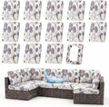 Waterproof Outdoor Cushion Covers, Stretch Patio Slipcovers | UV Resistant by hyha