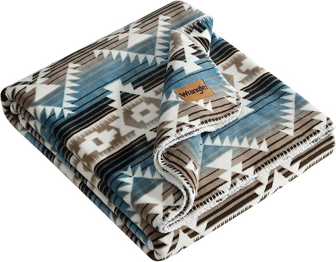 Wrangler - Oversized Fleece Throw Blanket by Wrangler%C2%AE