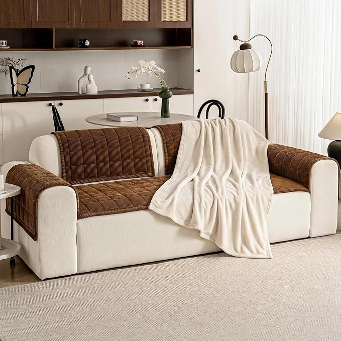Couch Covers for Dogs Washable, 27.6"x59.1" Non Slip Couch Covers for Loveseat - Image 2