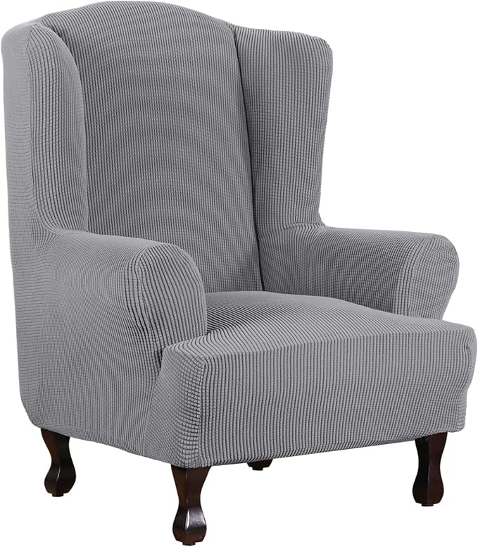 H.VERSAILTEX Wing Chair Slipcover Chair Covers by HVERSAILTEX