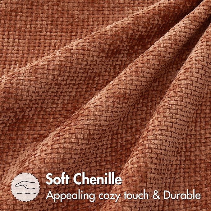 MIULEE Fall Decorative Rust Couch Throw Pillow Covers 18x18 Inch 2 Pack | - Image 6