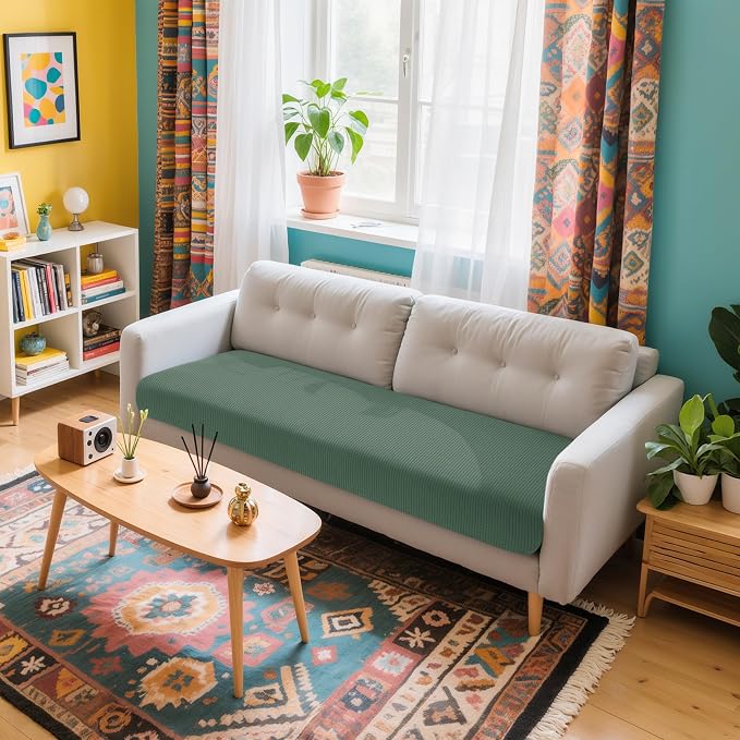 Hokway Couch Cushion Covers Stretch Cushion Covers Sofa Seat Cushion Slipcover - Image 2