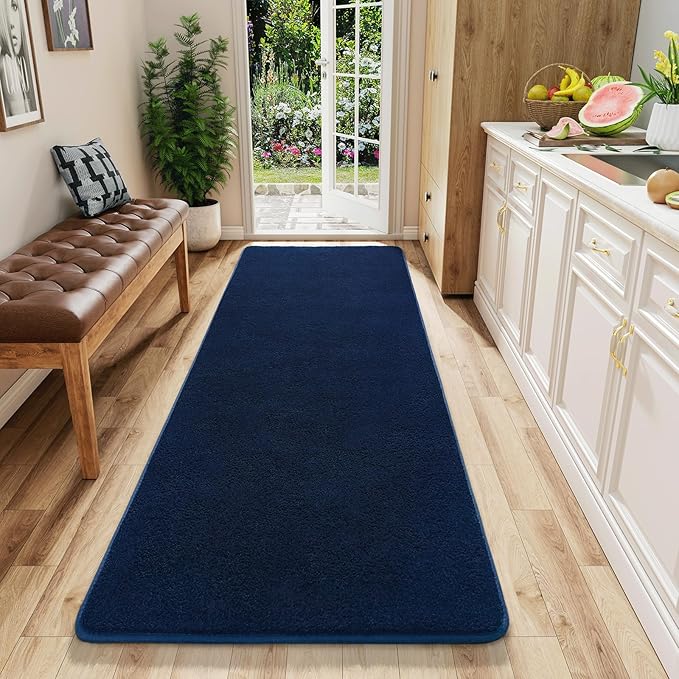 Shag Runner Rug for Hallways, 2x6 Feet Washable Rugs, Non Slip Backing Runners by AROGANAREARUG