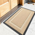 OLANLY Front Door Mat 23.5x15.5, All-Season Heavy-Duty Rubber Doormat | Beige by OLANLY