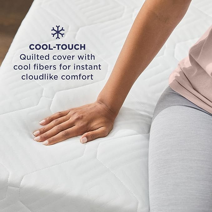 Sleep Innovations Shiloh Hybrid 12 Inch Cooling Gel Memory Foam and Innerspring Coil Mattress, Cal King Size, Bed in a Box, Cradling Medium Support