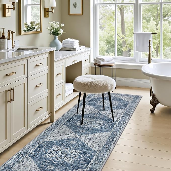 Hallway Runner Rug: 2.6x8 Kitchen Boho Rugs - Image 6