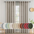 MIULEE Burlywood Birch Curtains 52x84 Inch Long 2 Panels by MIULEE
