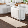 nuLOOM Jeni Beige Checkered Washable Runner Rug by nuLOOM