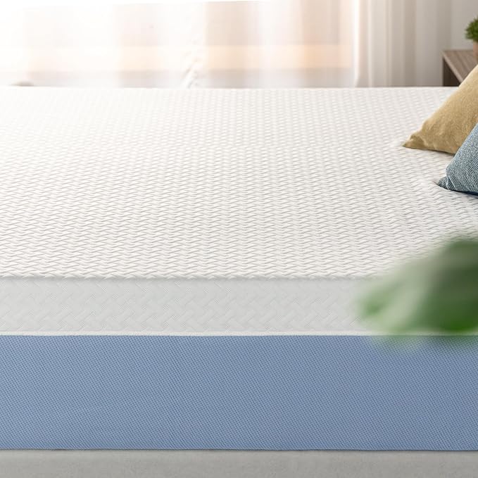 ZINUS 10 Inch Twin Cooling Essential Memory Foam Mattress [NewVersion], Fiberglass Free, Medium Feel, Breathable Cooling Layers, Certified Safe Materials