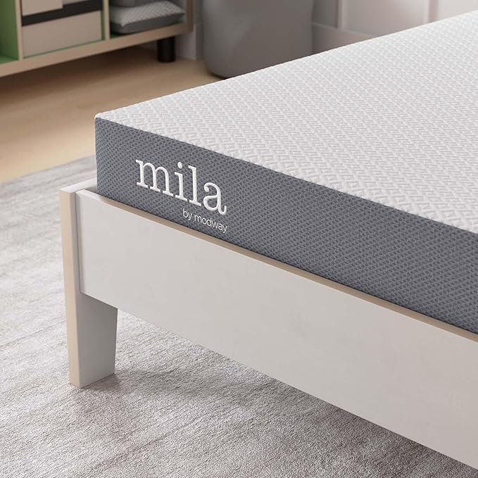 Modway Mila 6” Narrow Twin Mattress - Firm 6 Inch- 10-Year Warranty