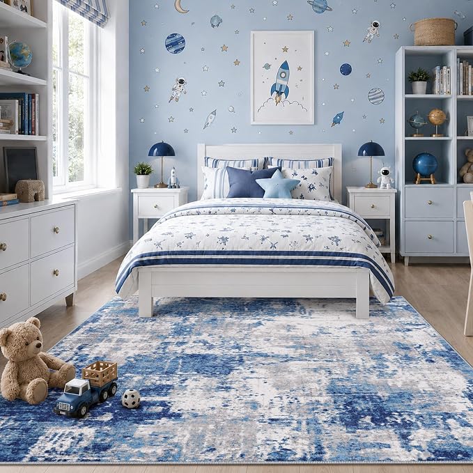 RELEANY Washable 6'x9' Abstract Area Rug - Image 2