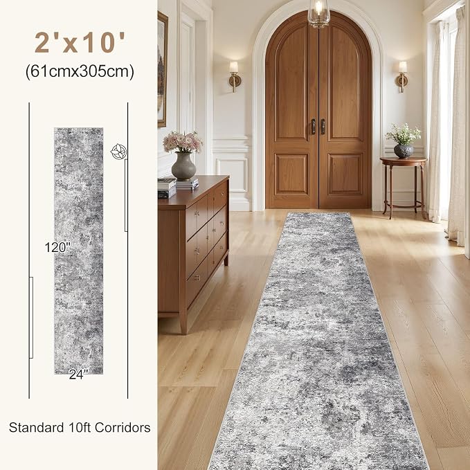UERMEI 2x10 Washable Runner Rug - Image 4