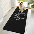 OLANLY Dog Door Mat for Muddy Paws 70x32, Paw Print Design Chenille Mud Mat | by OLANLY