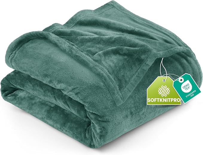 Utopia Bedding Ultra Soft Fleece Bed Blanket Twin Size Celadon | Microfiber by UTOPIABEDDING