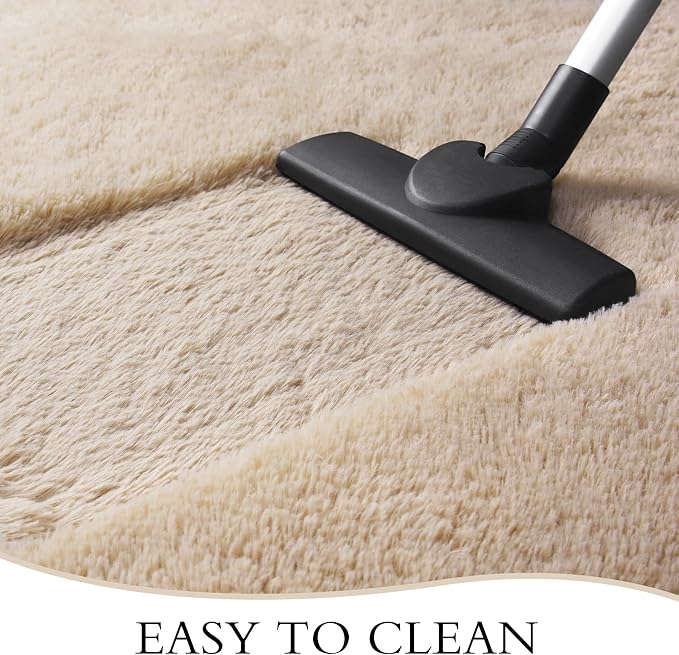 Chicrug Soft Runner Rugs for Bedroom Living Room Plush Fluffy Rug 3x8 | Shag - Image 7