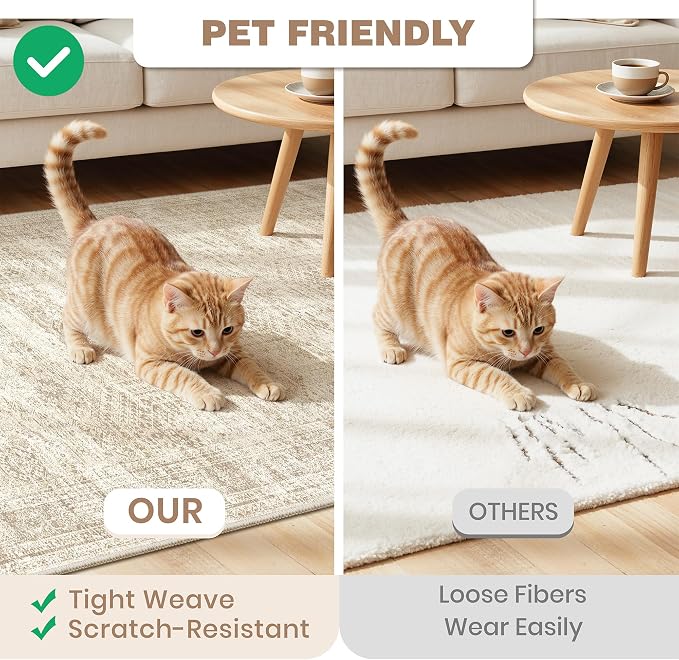 Kitchen Rugs Sets of 3, 2x3 2x4 2x5 Rug Runner, Dining Room, Soft Runner Rug - Image 6