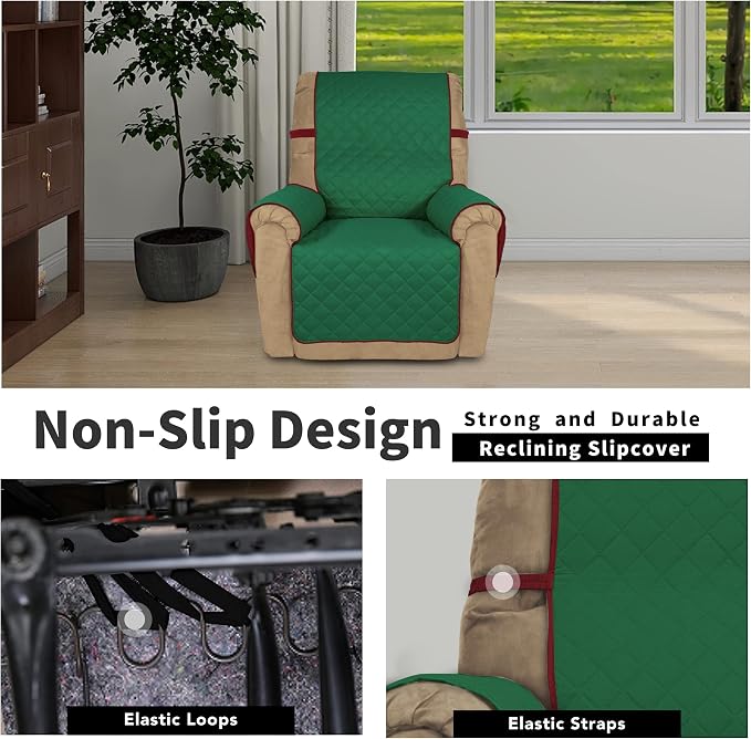 Easy-Going Reversible Couch Cover, Recliner 22 in, Water Resistant Furniture Mat - Image 3