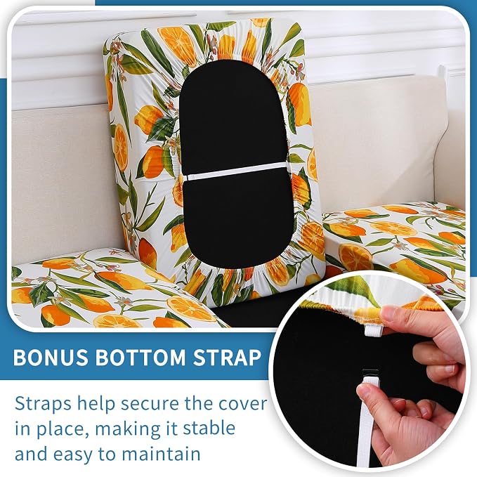 Printed Couch Cushion Covers, Sofa Covers Washable - Image 3
