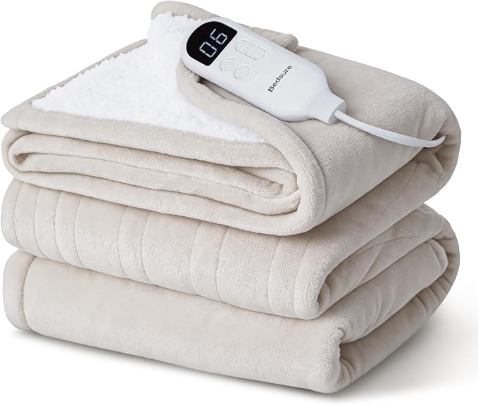 Bedsure Heated Blanket Twin Size, Soft Electric Blanket by Unknown