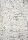 Area Rug Living Room: 6x6 Modern Washable Indoor Soft Carpet Gray | by FXRHLP