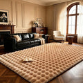 Coffee Rabbit Plush Rug 8'x10', Fluffy Shaggy Area Rug by CHOVY