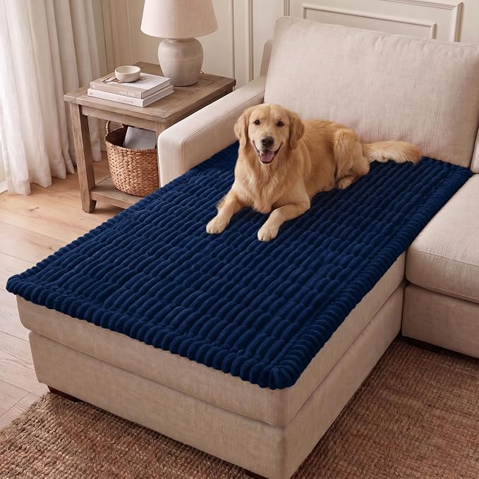 Couch Cover for Dogs, Washable Non Slip Plush Flannel Sofa Protector | Thick by hyha