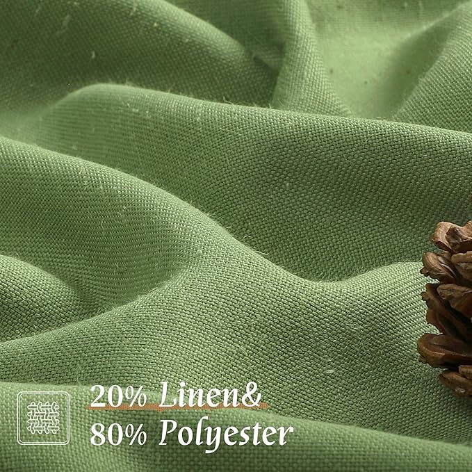 Light Filtering Linen Blended Curtains 84 inch - Image 2