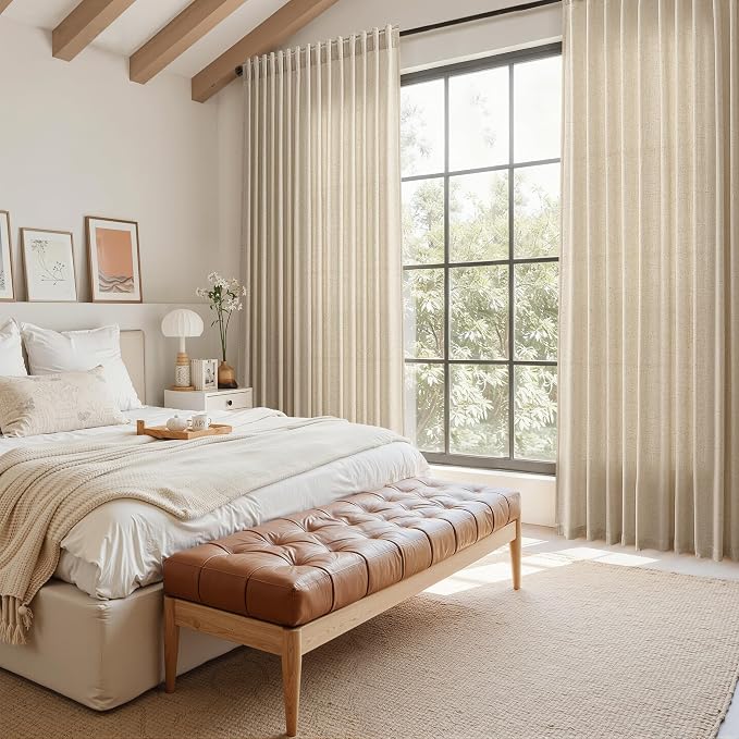 Taupe Burlywood Curtains 63 Inch Length - Image 8