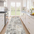 LOONGRUG Runner Rug 3x8 Washable Non-Slip Kitchen Neutral Modern Rug | Abstract by LOONGRUG