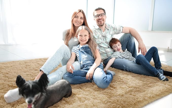LOCHAS Area Rugs Fluffy Living Room Carpets - Image 5