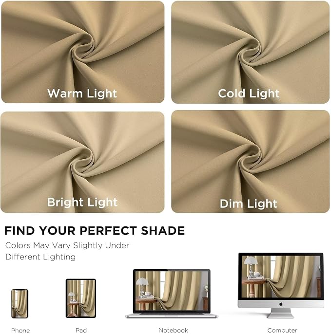 Joydeco Blackout Curtains 84 Inch Long - Image 4
