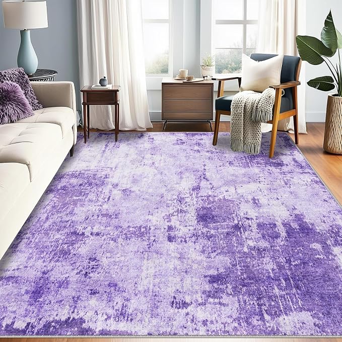 RELEANY Washable 10'x14' Abstract Area Rug by RELEANY
