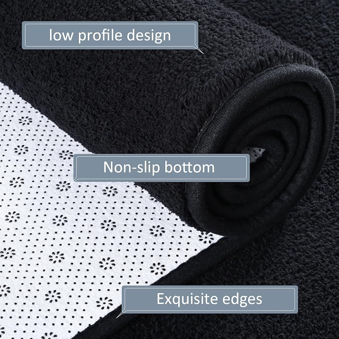 5x7 Area Rugs for Living Room Non Slip Dorm Bedroom Rug, Minimalist Washable - Image 3