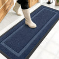 OLANLY Front Door Mat Outside 47x17, All-Season Heavy-Duty Rubber Doormat | Blue by OLANLY
