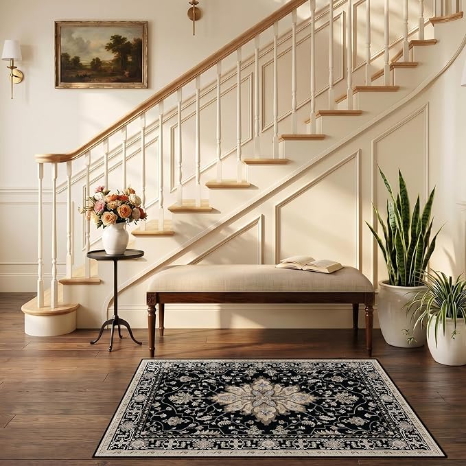 RELEANY Washable Area Rug, Small 2'6"x4', Water Repellent, Pet Friendly - Image 2