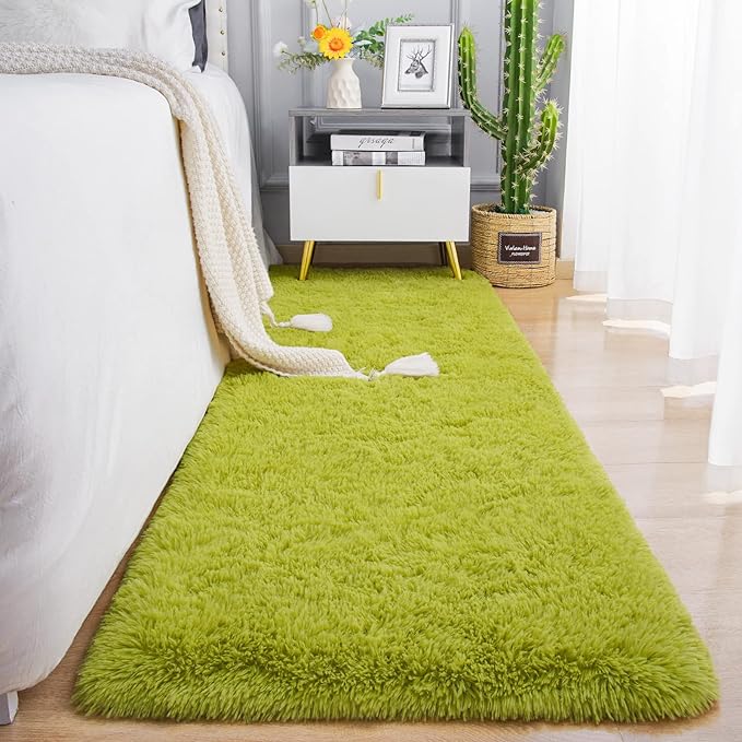 Chicrug Soft Runner Rug for Bedroom Living Room Plush Fluffy Rugs 2x6 | Shag by ChicrugHomeDecor