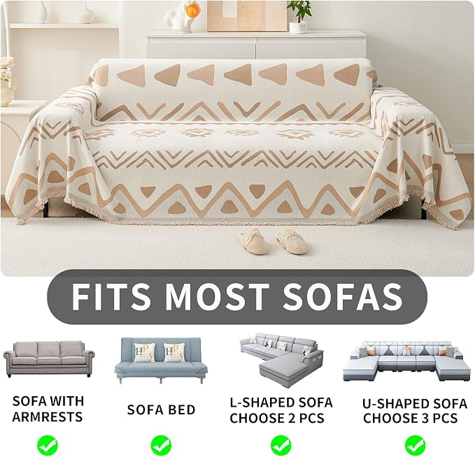 HAOMAIJIA Non Slip Couch Cover Sofa Covers - Image 5