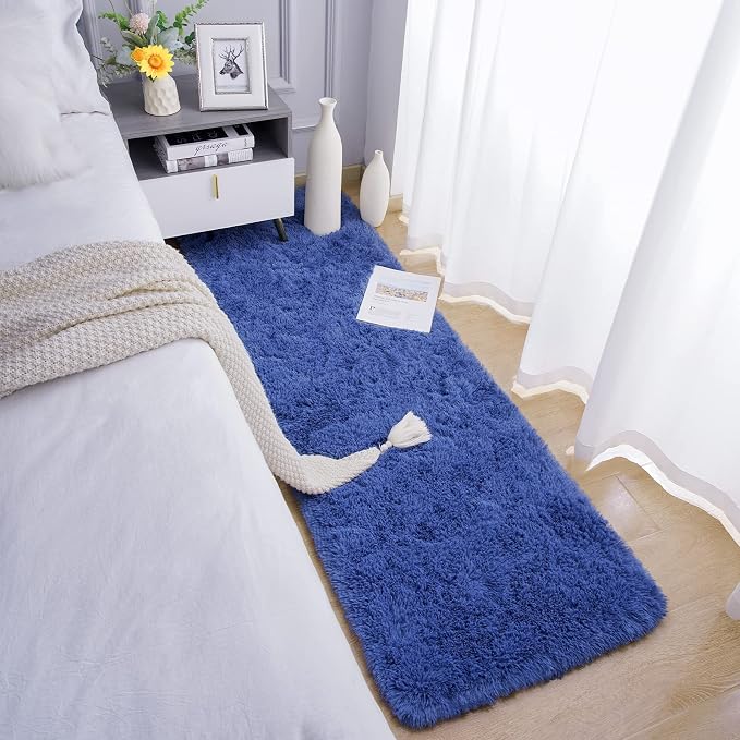 Chicrug Soft Runner Rug for Bedroom Living Room Plush Fluffy Rugs 2x6 | Shag - Image 3