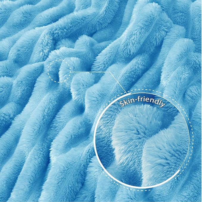 Exclusivo Mezcla Striped King Size Fleece Blanket - Image 5