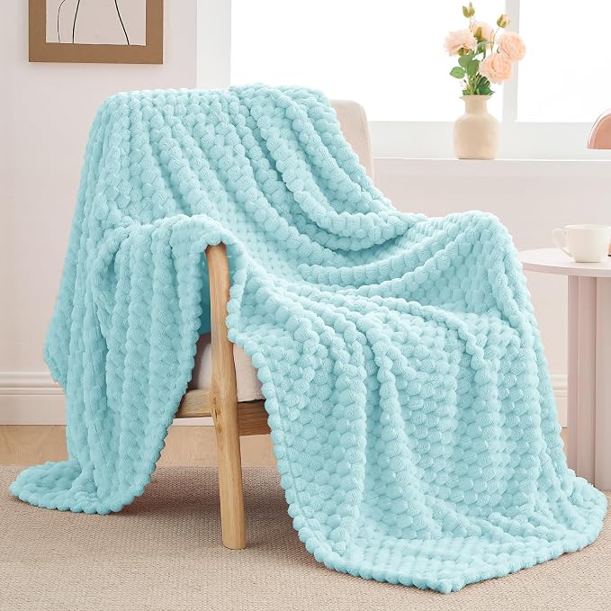 BEDELITE Cloud Blue Throw Blanket - Image 8