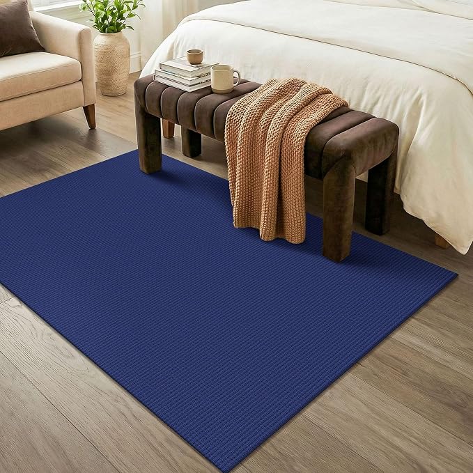 KOZYFLY Washable 4x6 Entry Woven Area Rug, Braided Throw Rugs - Image 9