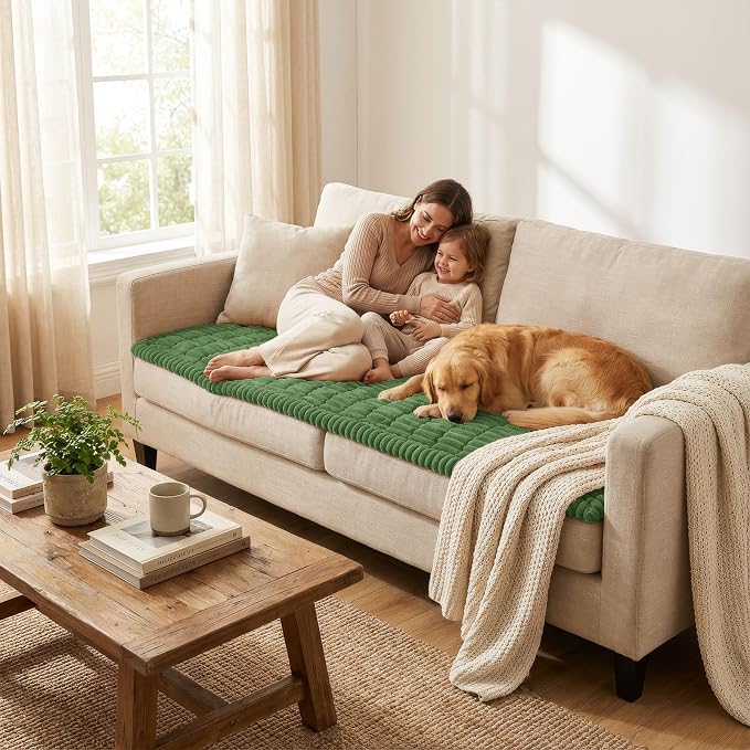 Smiry Couch Cover for Dogs, Non Slip Washable Sofa Protector for Pets | Soft - Image 6
