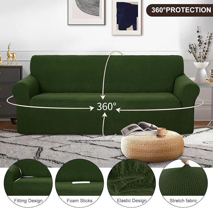 U-NICE HOME Stretch Couch Cover Slipcover - Image 3