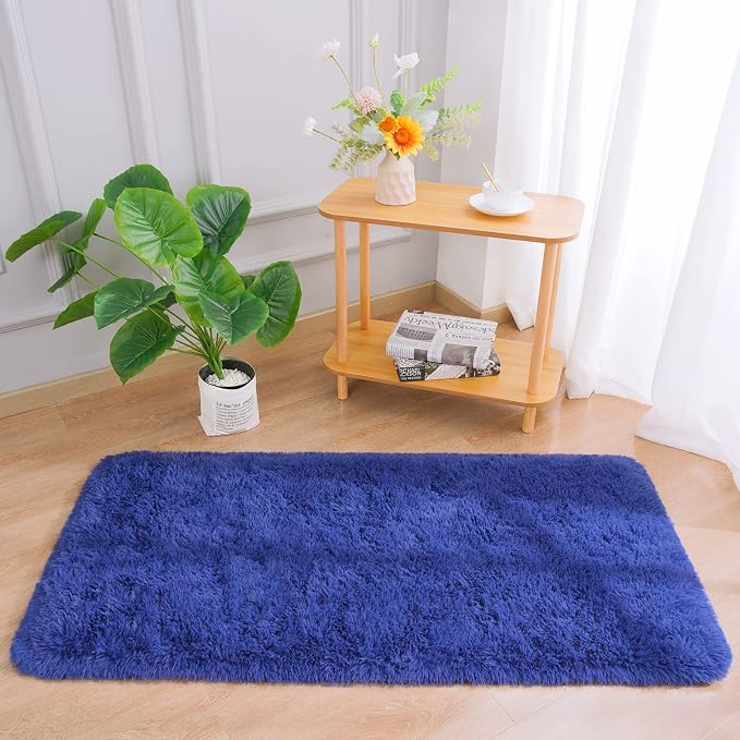 Chicrug Soft Runner Rug for Bedroom Living Room Plush Fluffy Rug 2x4, | Shag - Image 2