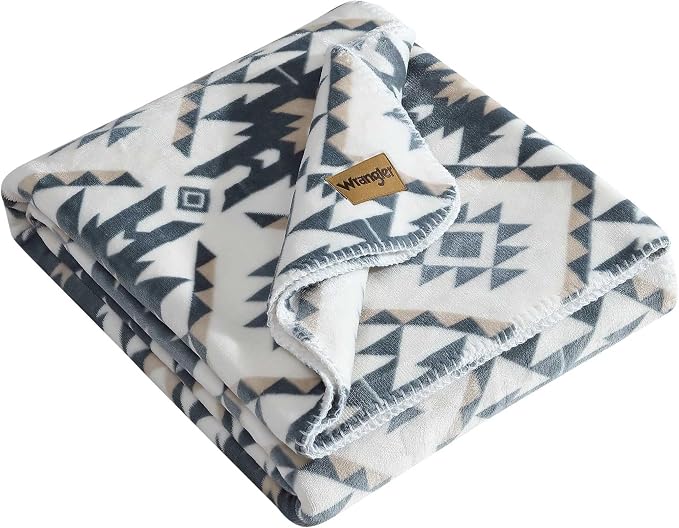 Wrangler - Blanket, Soft & Reversible Flannel Bedding by Wrangler%C2%AE