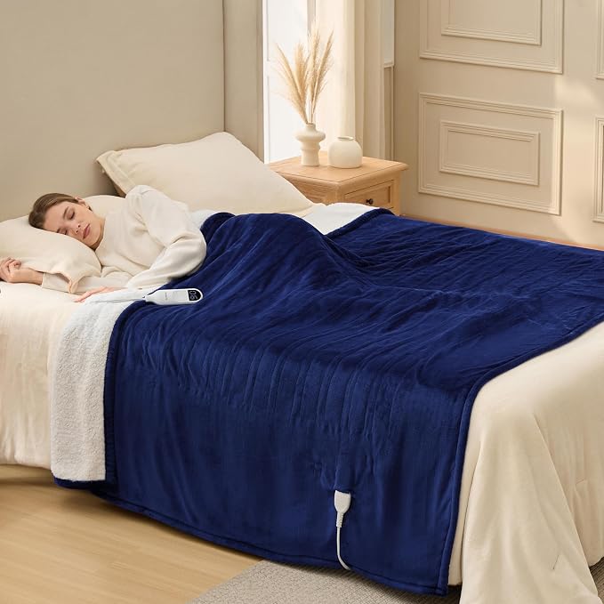 Bedsure Heated Blanket Twin Size, Soft Electric Blanket - Image 9