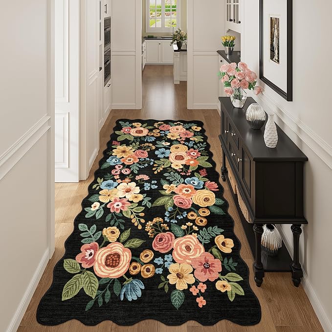 DUKINO 3x6 Runner Rug for Hallway, Washable Kitchen Rug Non Slip, Stain - Image 8