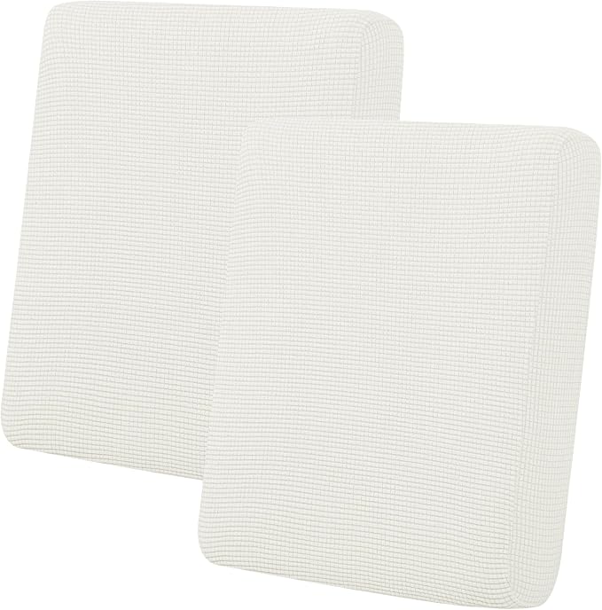 Easy-Going Stretch 2 Pieces Loveseat Couch Cushion Cover by Easy-Going