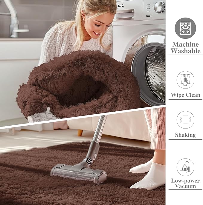 OLANLY 7x8 Machine Washable Large Area Rugs - Image 2
